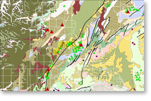 Lithology, Geological Structure, Mineral Occurences and Permits